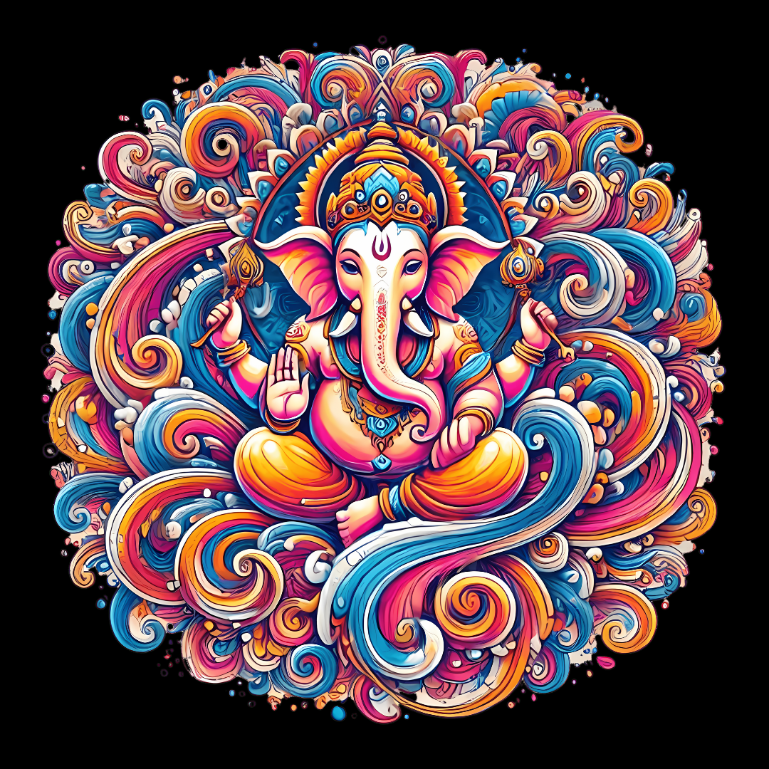 Cosmic Ganesha Mandala