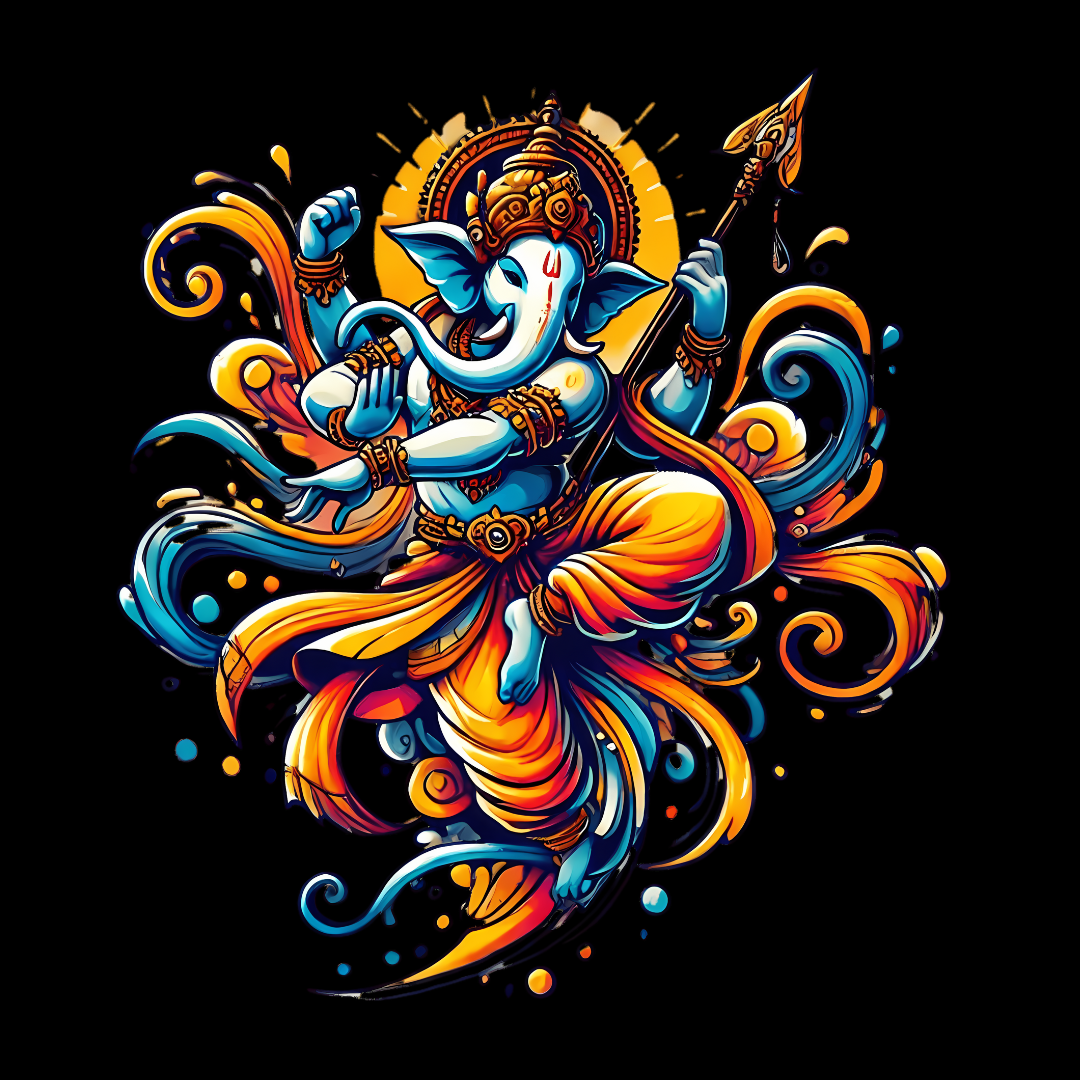 Lord Ganesha Swirl