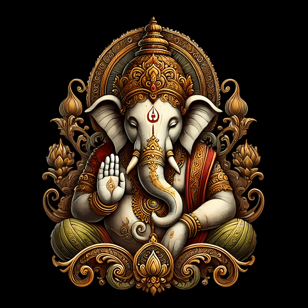 Golden Lord Ganesha