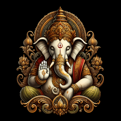 Golden Lord Ganesha